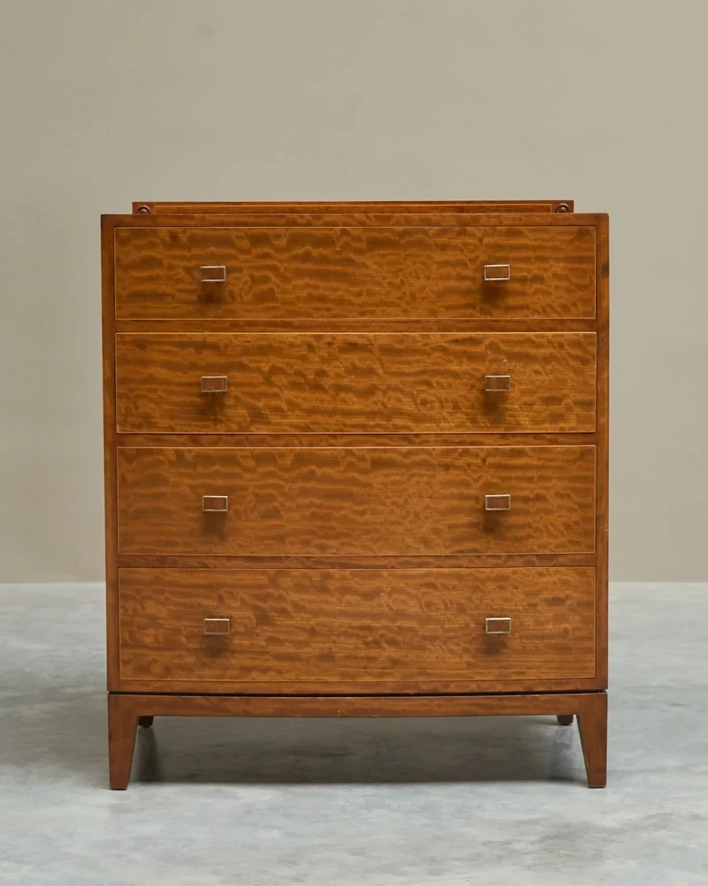 Art Deco Chest of Drawers in Maple, England 1930s