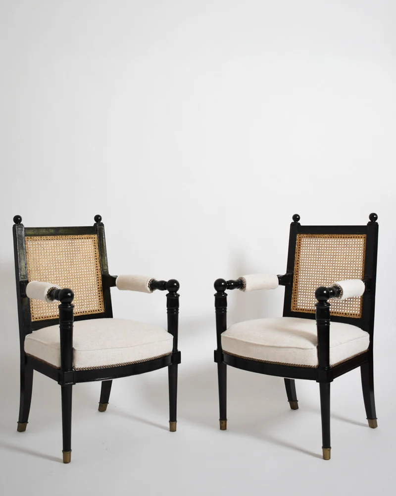 Pair of Jansen armchairs, 1970s