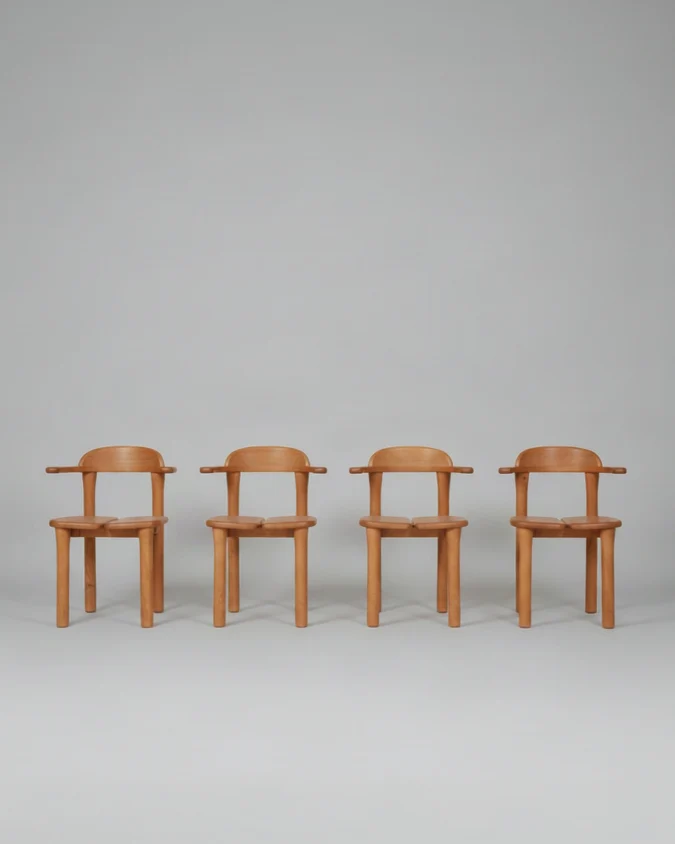 Set of 4 Erwin Berghammer Opus I Stühlen für Team 7