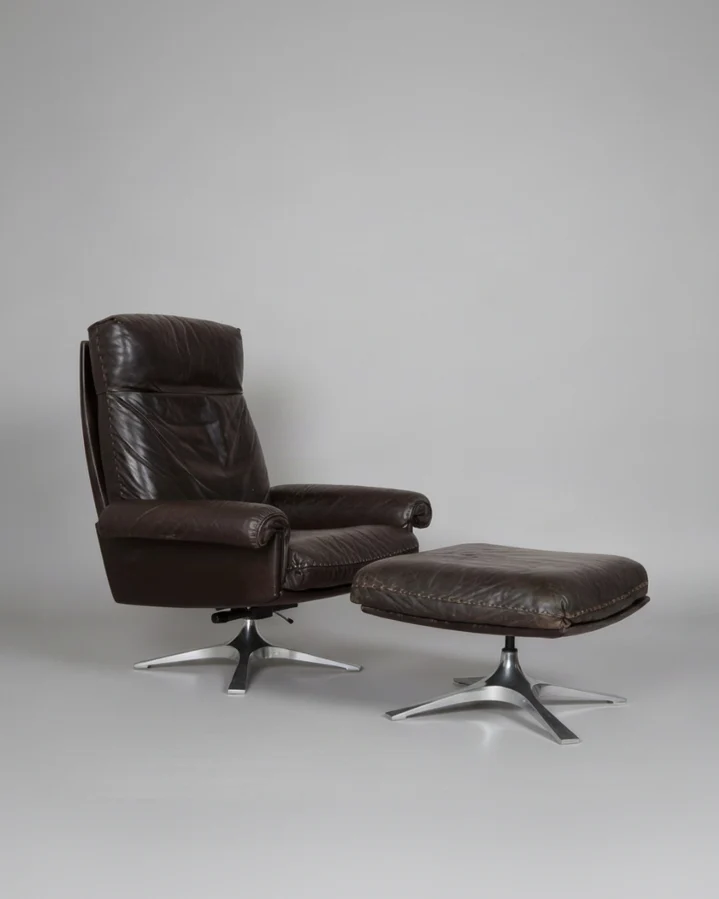de Sede DS-31 Lounge Chair & Ottomane