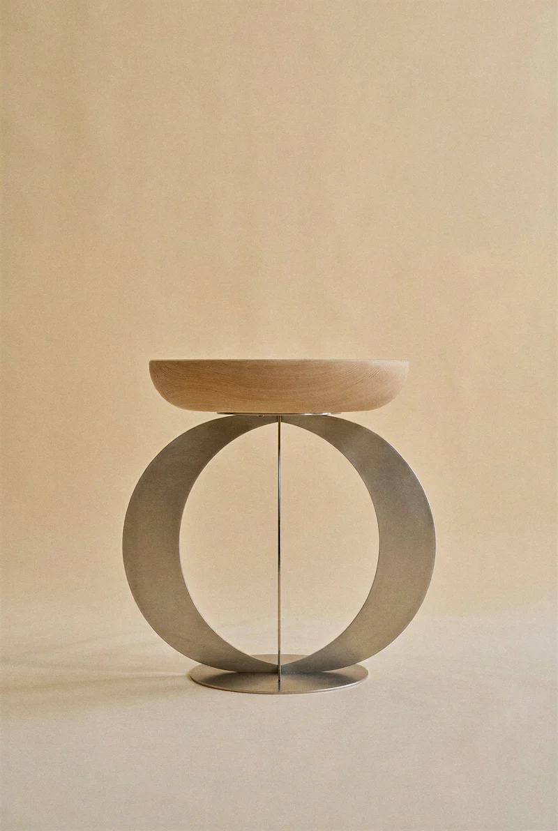 Minor Stainless Steel Side Table