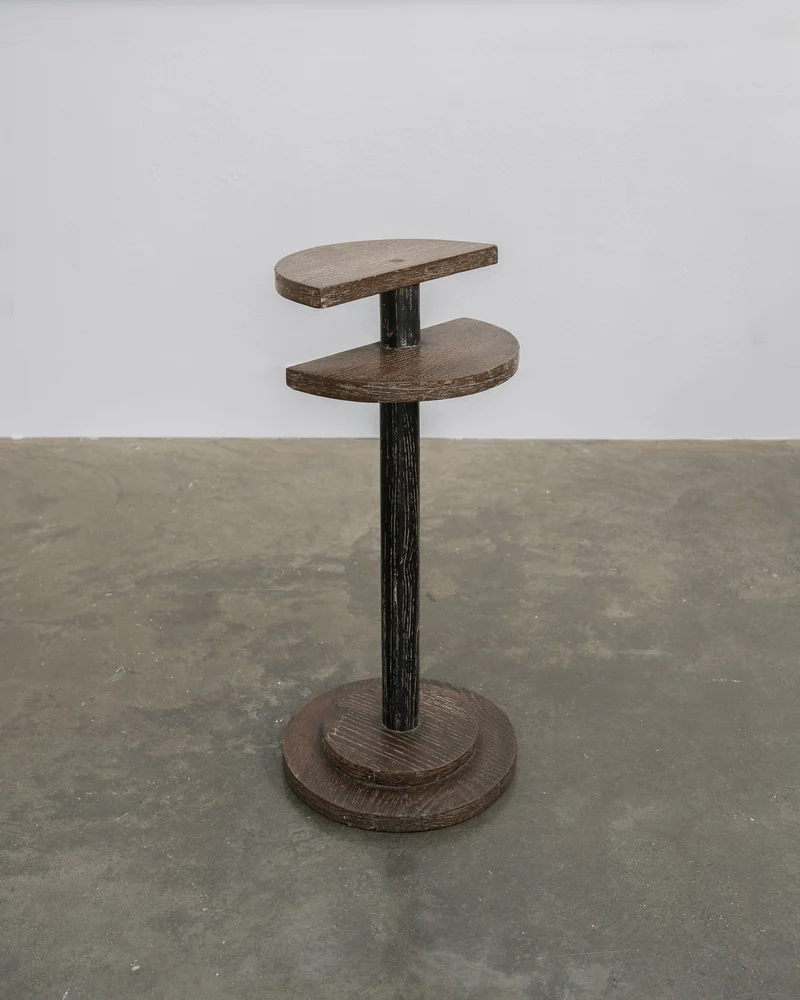 Modernist Cerused Oak Side Table