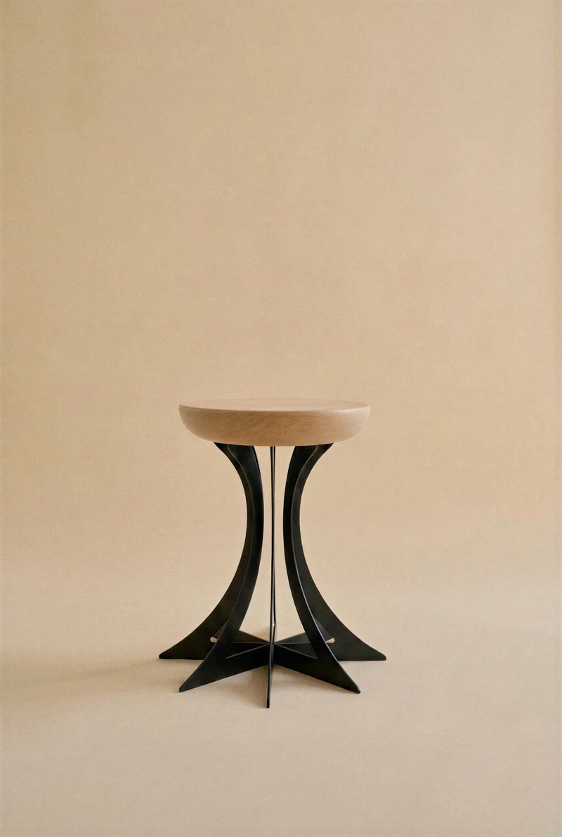 Fibonacci Side Table - Black