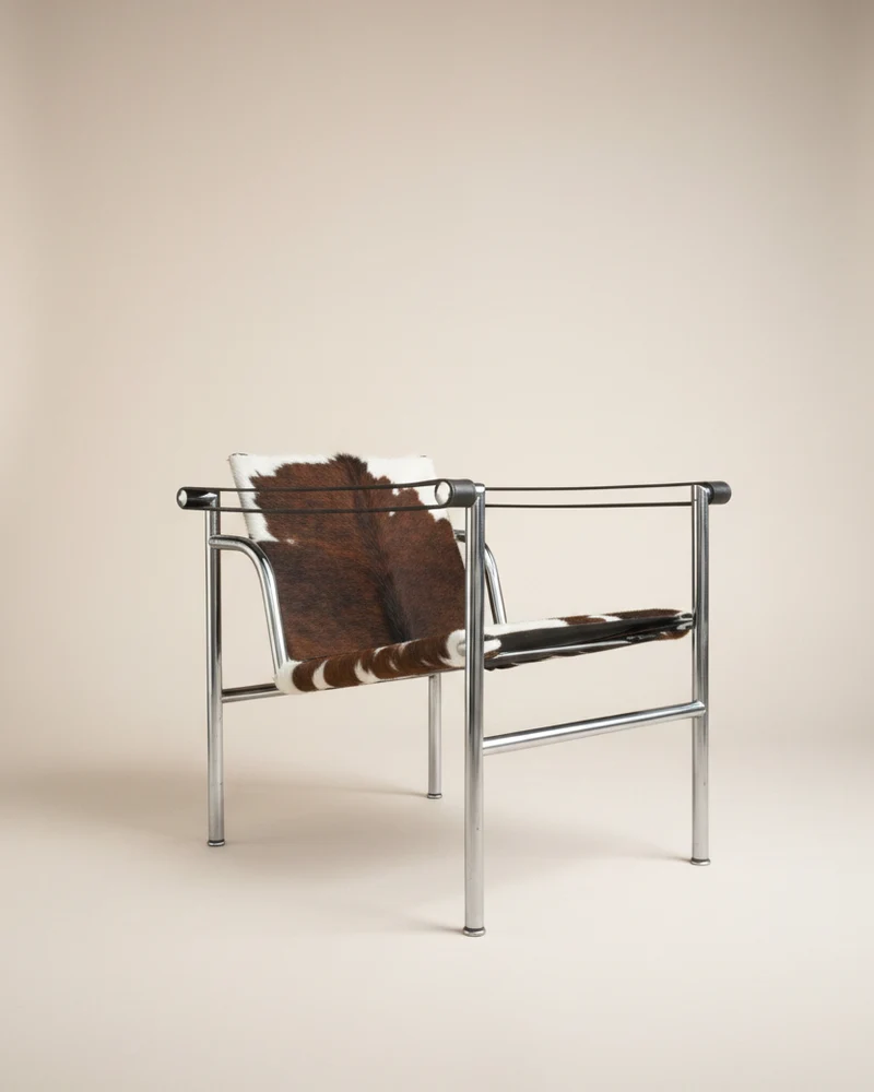 LC1 ponyskin armchair by Le Corbusier et al for Cassina 1980s