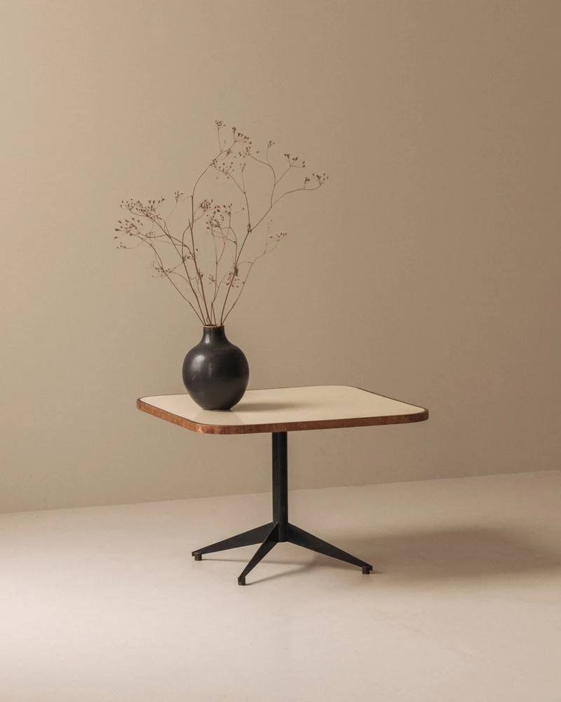 Elegant Square Coffee Table, Italy 1950s
