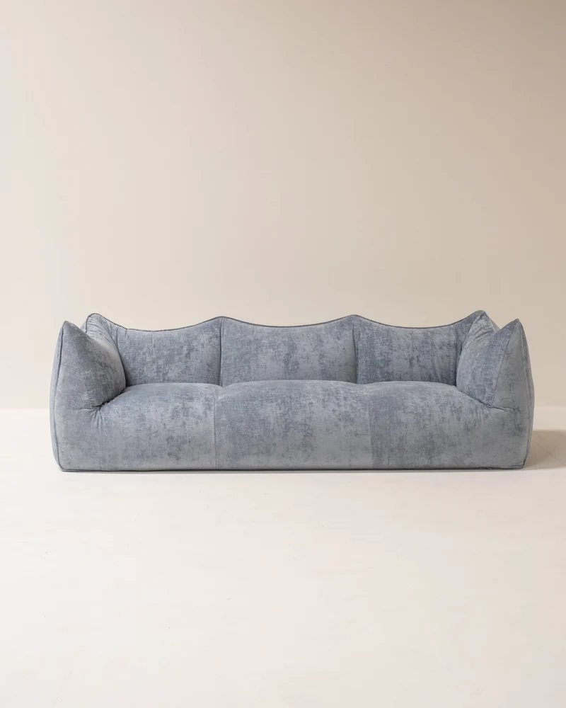 “Le Bambole” Sofa by Mario Bellini for B&B Italia, Velvet Upholstery, Italy, 1970s