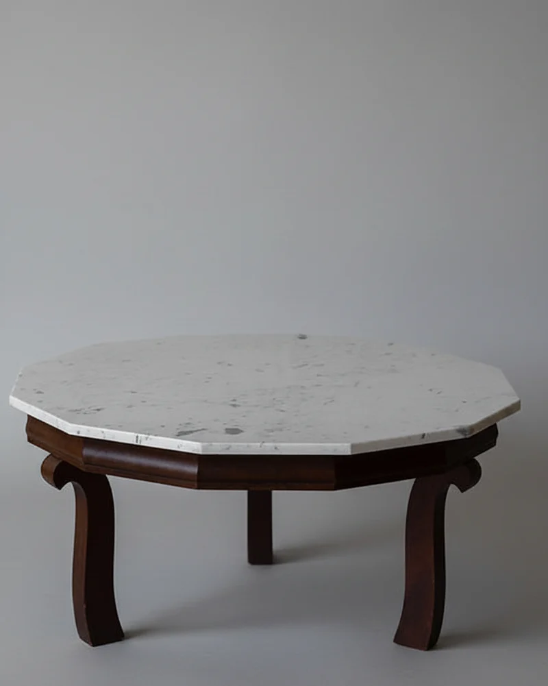 Art Deco Marble Coffee Table