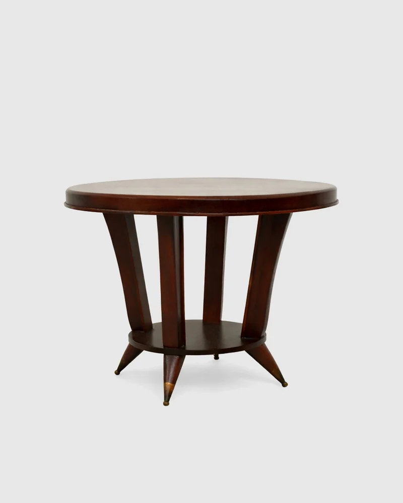 Secession Style Wood Side Table