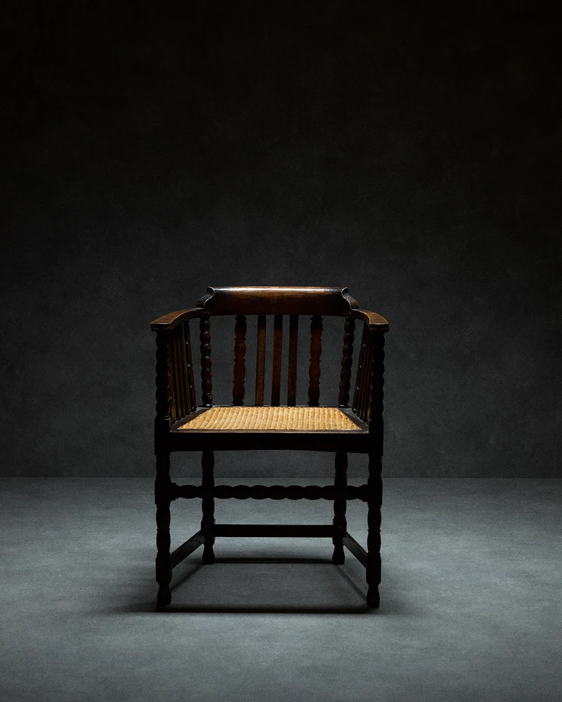 Captains Chair with Cane Seating