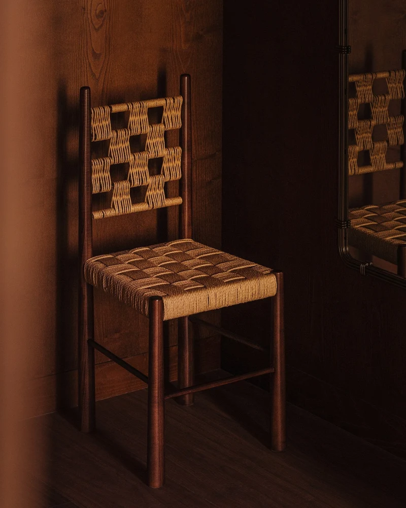 Check Accent Chair