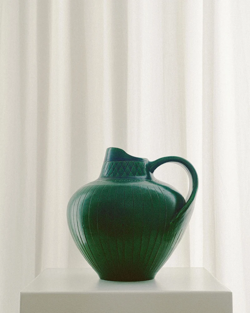 Wilhelm Kågel Hand-Thrown Ceramic Pitcher