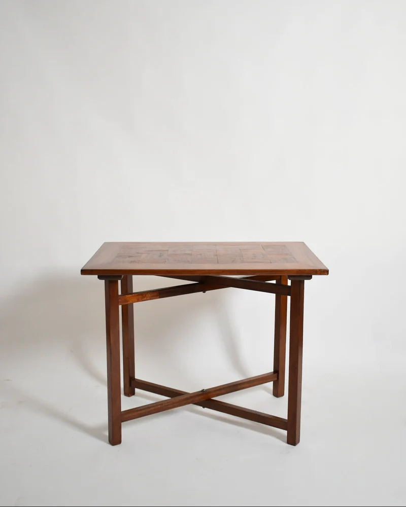X Shaped Foot Chessboard Table, XIXth c.