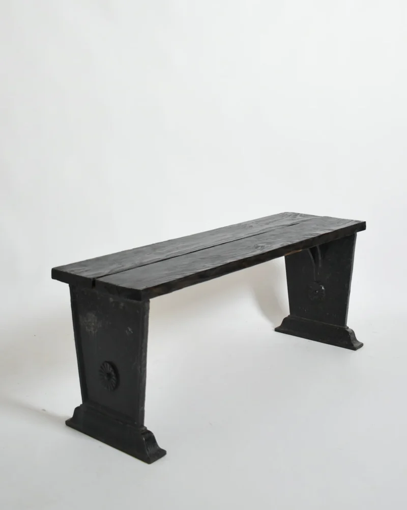 Skoglund & Olson cast iron bench, 1920s