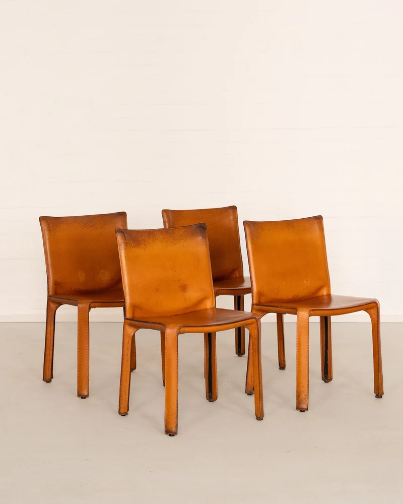 Cab 412 Chair Set by Mario Bellini for Cassina
