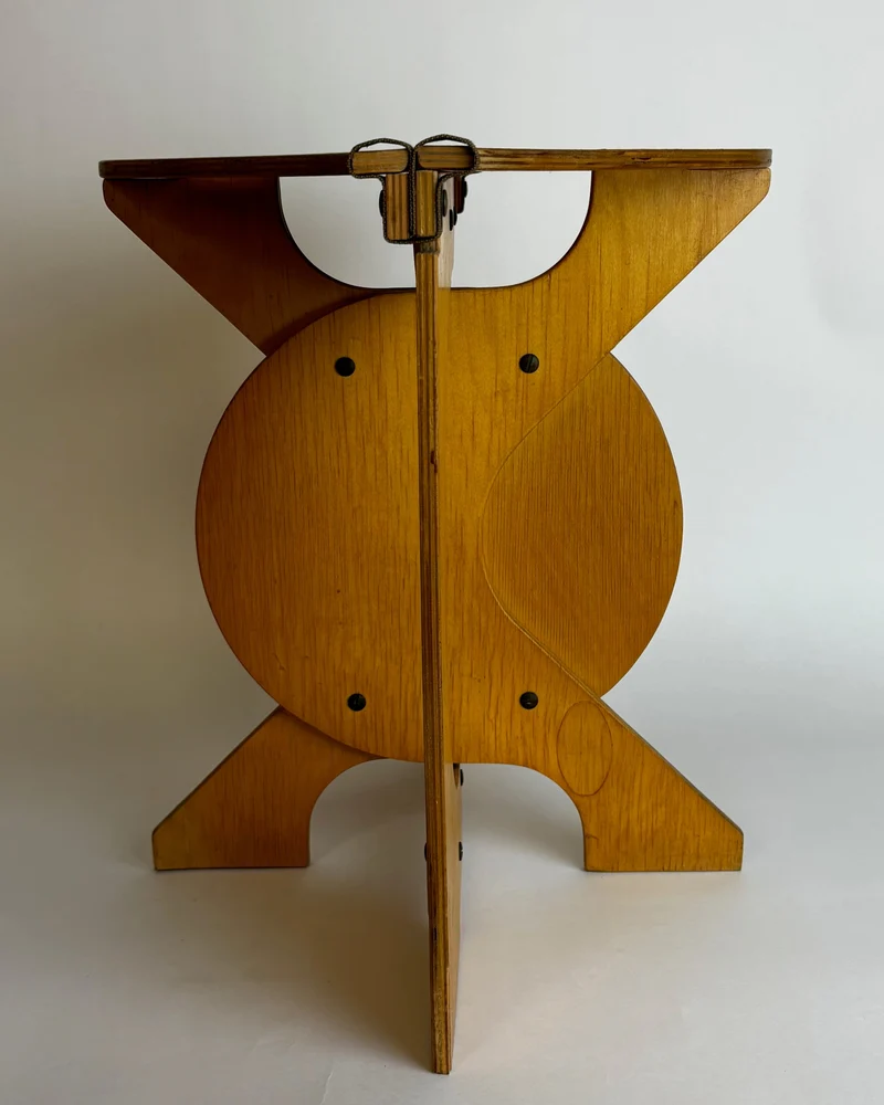 Plywood Collapsible Stool By Barry Simson
