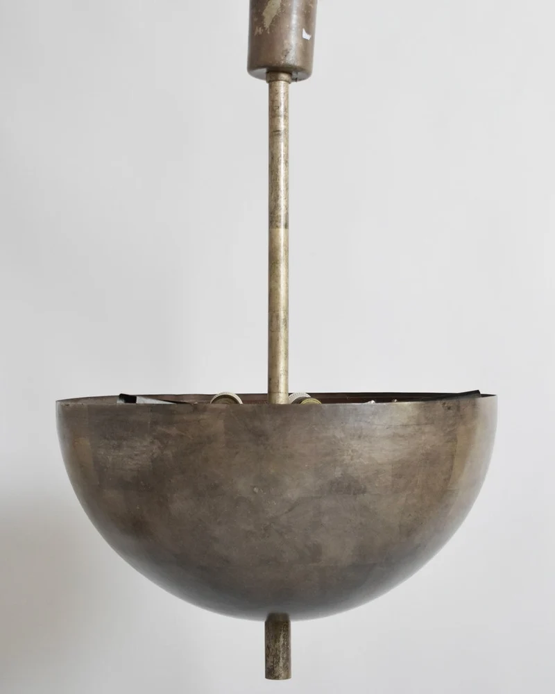 Modernist iron ceiling lamp, 1920s