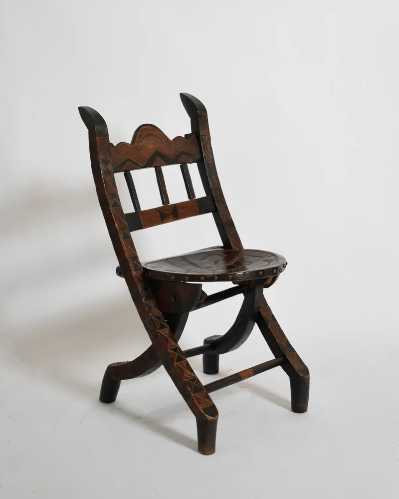 Wooden Senoufo chair, 1960s