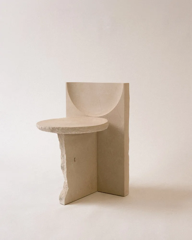 VAGA Chair in Stone and Limestone