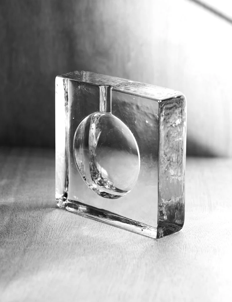 Mold-pressed Glass Ashtray c. 1970
