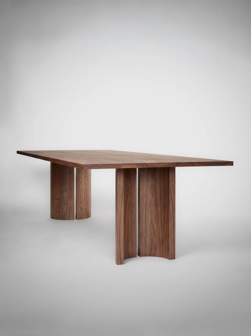 Aperta Rectangular Table - Single Base
