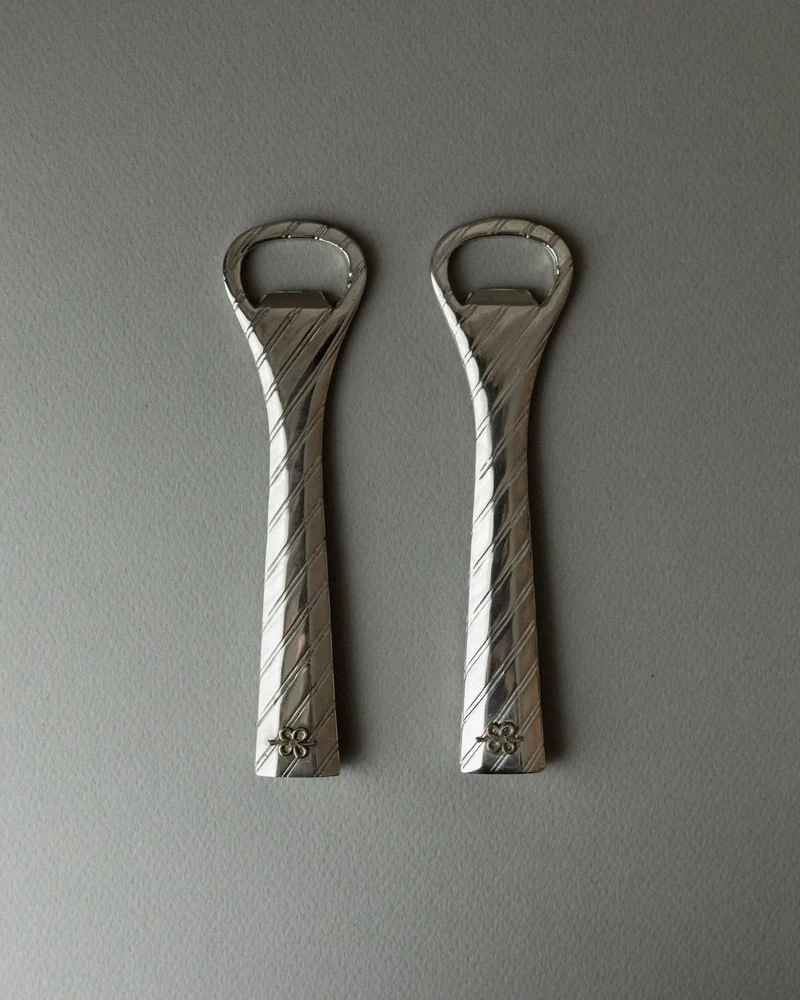 Set of Silver-plated Bottle Openers 1960s