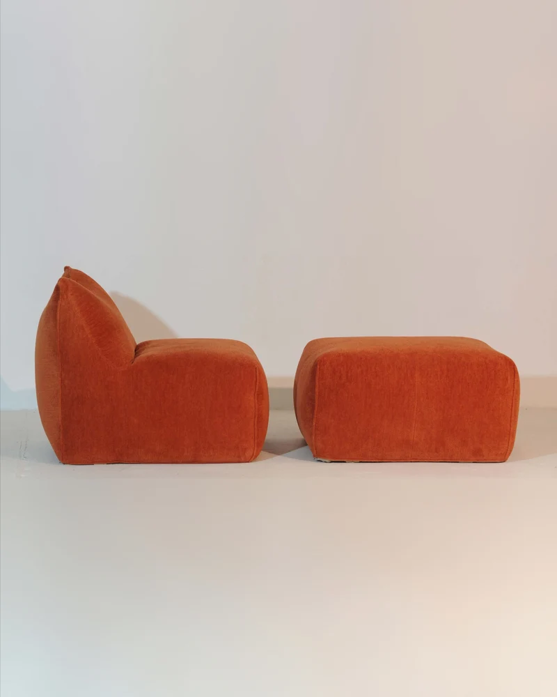 Le Bambole Set by Mario Bellini for B&B Italia in Pierre Frey Boucle, Italy 1971