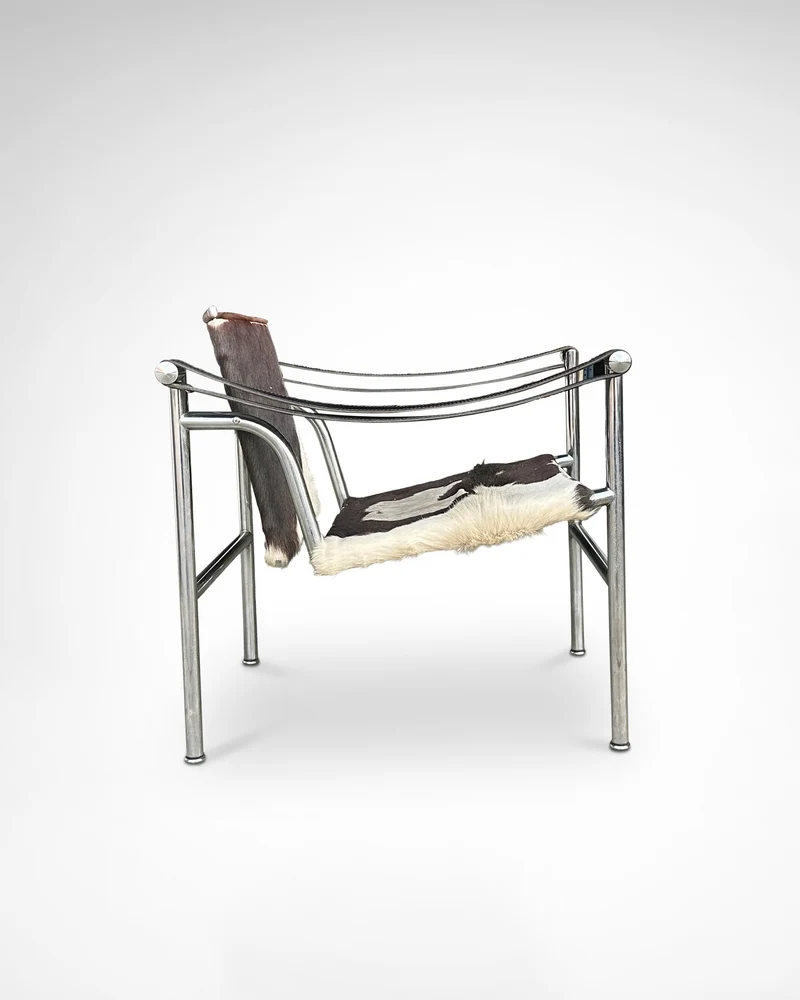 LC1 ponyskin armchair by Le Corbusier et al for Cassina 1980s
