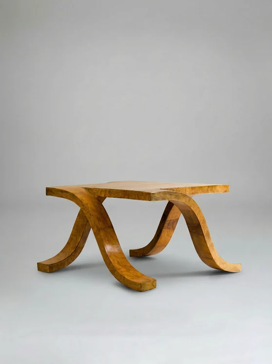 'Marmont' Olive Burl Wood Coffee Table