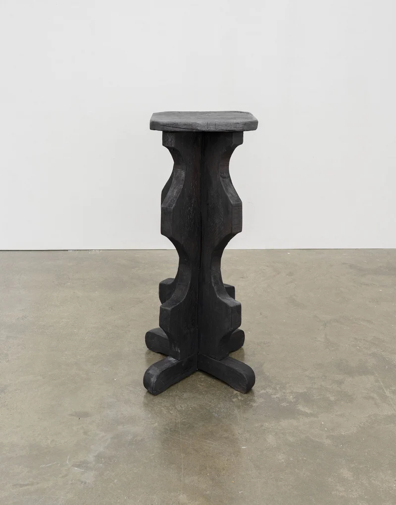 Sculptural Brutalist Bar Stools