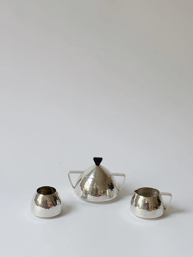 Art Deco Silver Plated Tea Set, Netherlands