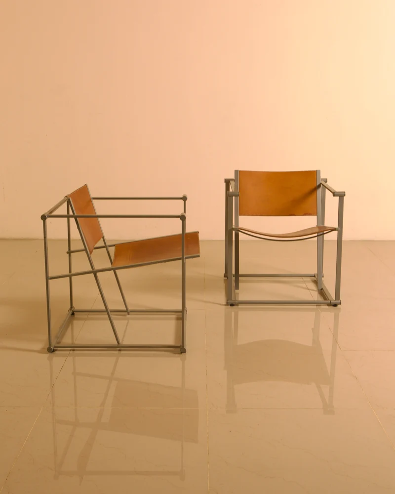 Pair of "FM62" armchairs by Radboud van Beekum for Pastoe, 1980s