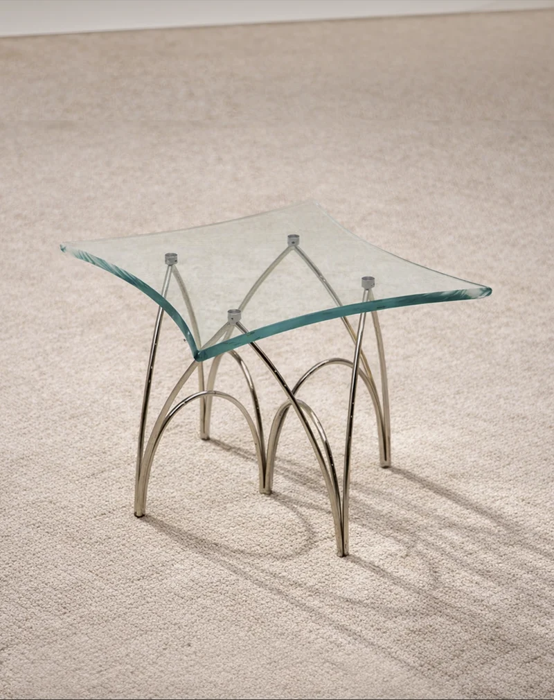 ARCH Side Table - Clear Glass
