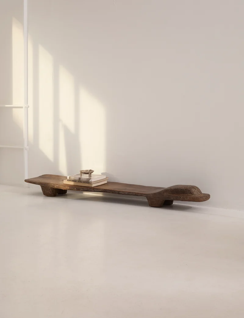 Carved Senufo Bench in Wood