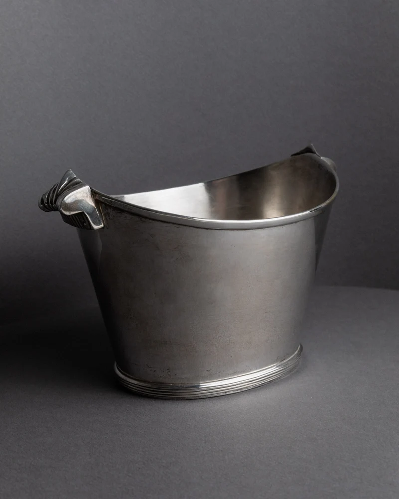 Vintage 1940s Silver Plated Champagne Cooler