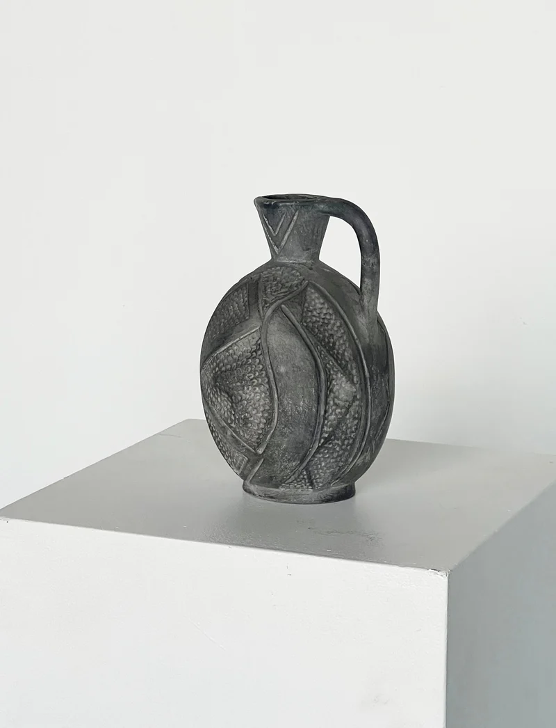 Jug with Hand Markings