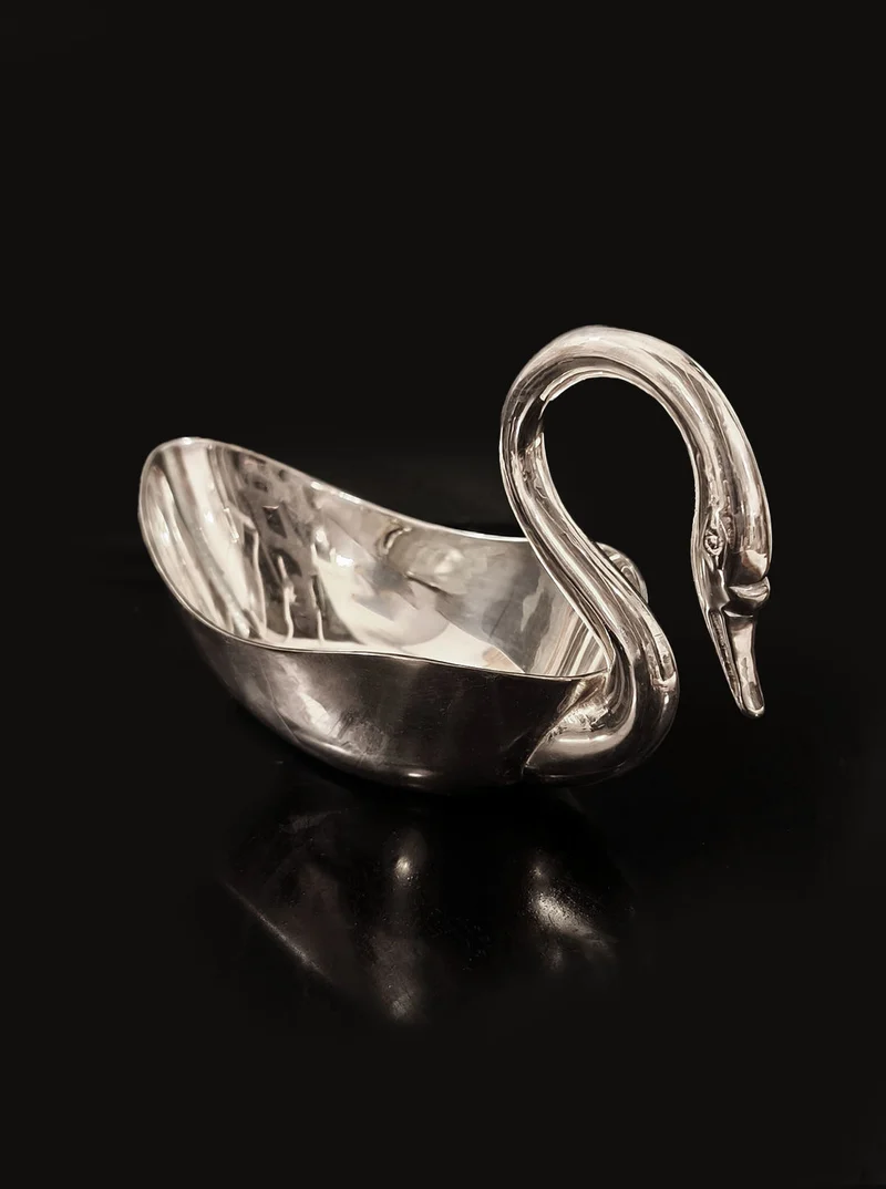 Swan Silver Saucer