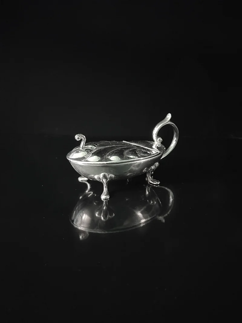 Silver-plated Caviar Frog 1950s