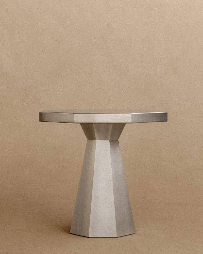 Hexagonal Stainless Steel Table
