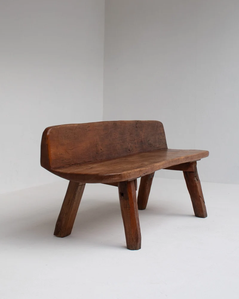 Rustic Wooden Bench