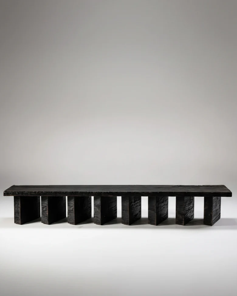 Weathered Oak Bench