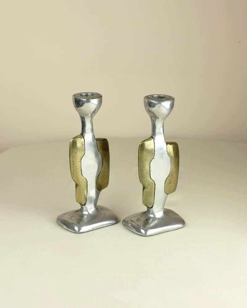 Brutalist Candleholders