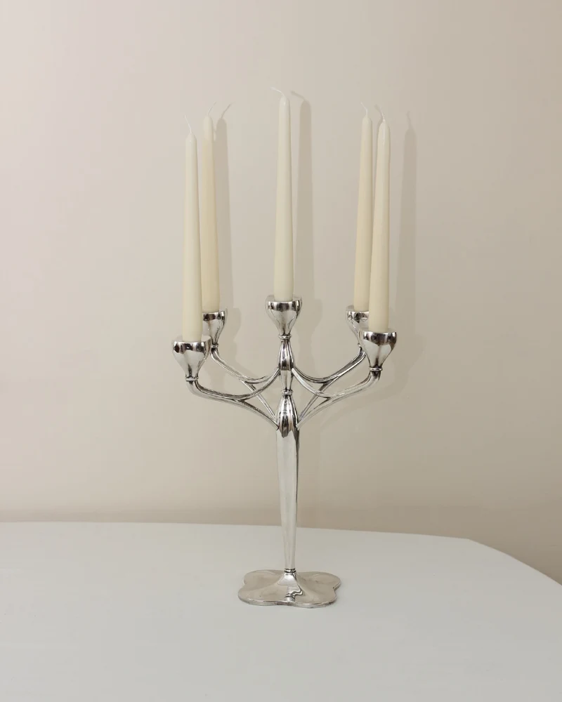 Vintage Alpaca Candleholder