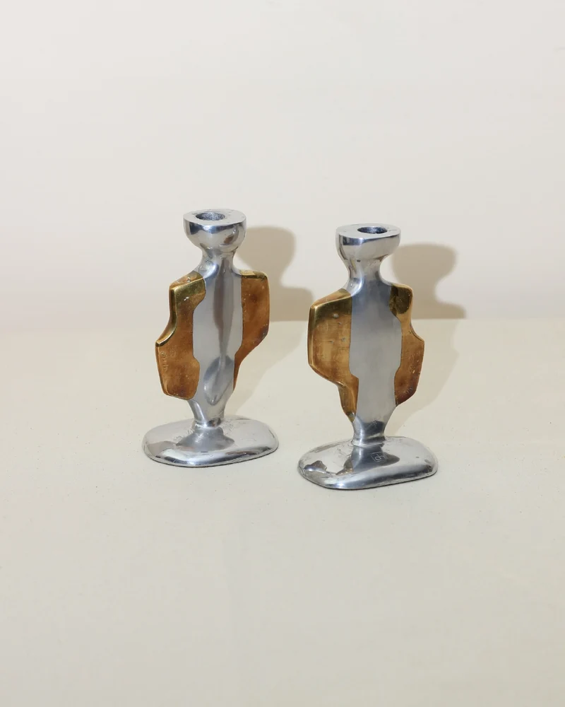 Brutalist Candleholders