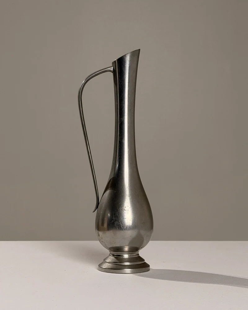 Pewter Pitcher, Paris, France, circa 1930.