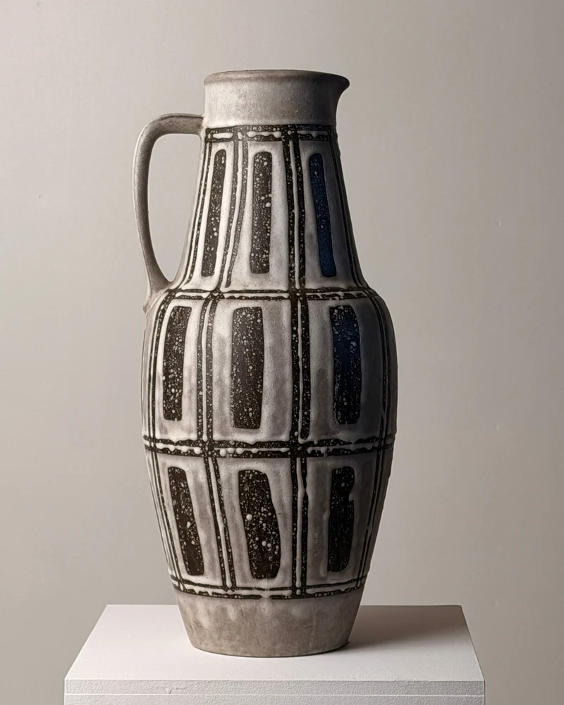 Imposing ceramic pitcher, Germany, circa 1960.