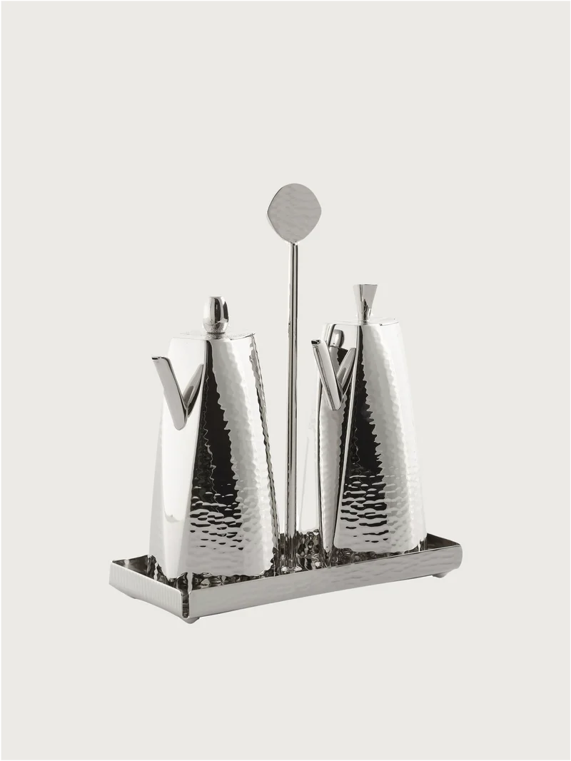 Platinum-plated Oil and Vinegar Set