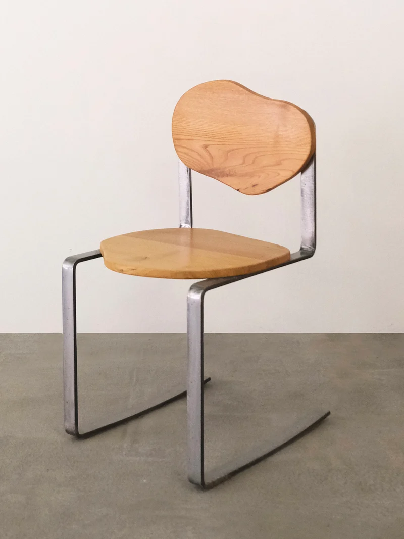 'Carmen Chair' in Chestnut Wood by ZAROLAT Studio