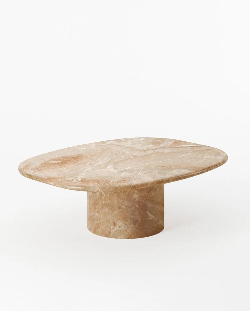 Circa Coffee Table in Breccia Oniciata Marble