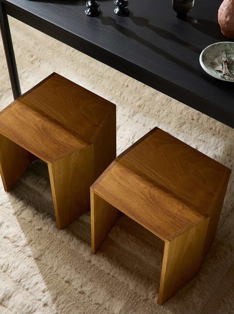 Athens Stool in Iroko