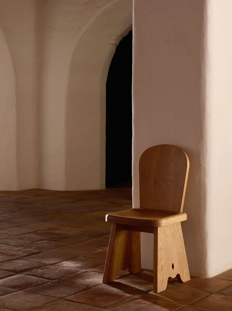 Rambling Chair in Natural French Oak Wood